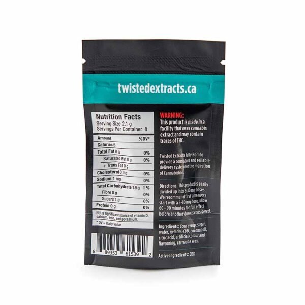 CBDJellyBomb_Back-1.jpg Strawberry Jelly Bomb | 80mg CBD | Twisted Extracts