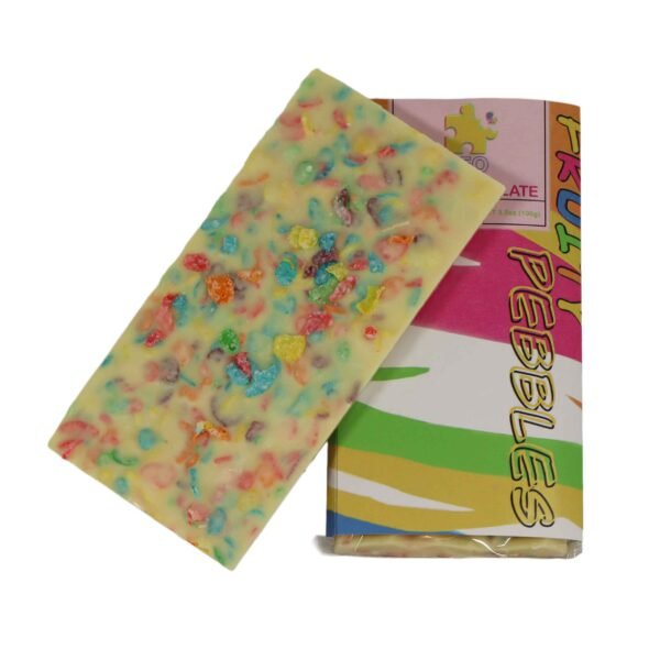 Fruity-pebbles-chocolate-bar.jpg Fruity Pebbles White Chocolate | 500mg CBD | Keo Edibles