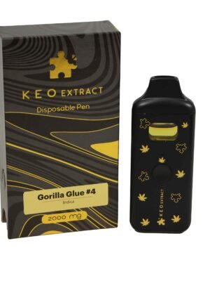 Gorilla-Glue-4-2000-mg.jpg THC Disposable Vape Pens | 2ML | Keo Extracts | HYBRID