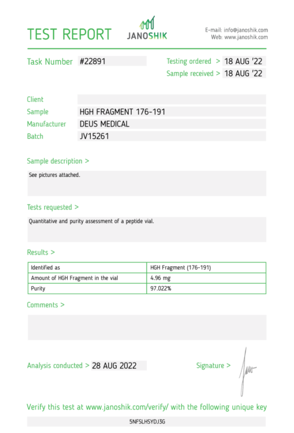 HGH_FRAGMENT_Test-Report-22891.png HGH FRAGMENT 176-191 (Recombinant Human Growth Hormone Fragment 176-191)