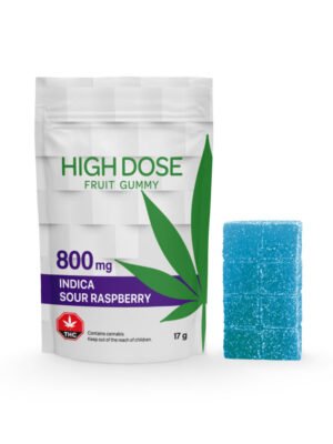 HighDoseMaster800-1024x948-1.jpg Raspberry Fruit Gummies | Super Strength | Indica | 800mg THC | High Dose
