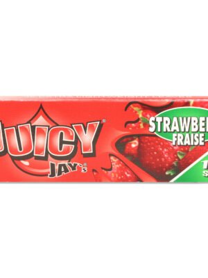 Juicy-Jay-Strawberry-fraise.jpg Juicy Jays Strawberry Rolling Papers 1 1/4