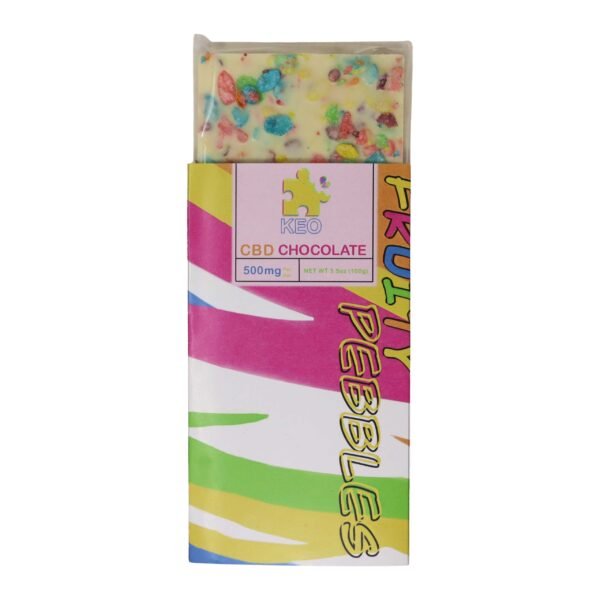KEO-CBD-CHOCOLATE.jpg Fruity Pebbles White Chocolate | 500mg CBD | Keo Edibles