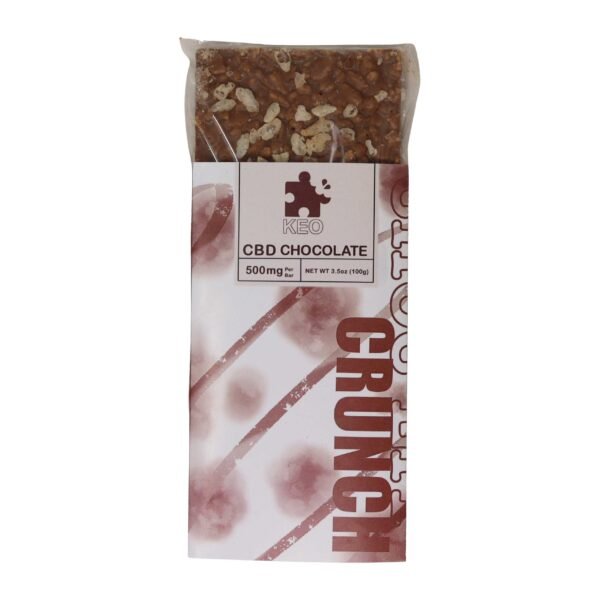 KEO-CBD-CHOCOLATE-Crunch.jpg Choc’lit Crunch Bar Chocolate | 500mg CBD | Keo Edibles