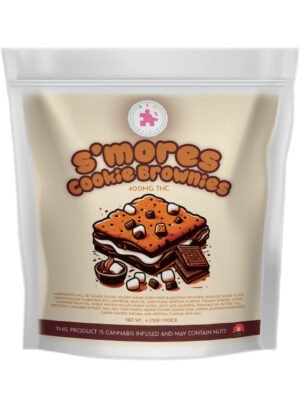 KEO_cookie_new5.jpg S’mores Cookie Brownies | 400mg THC | Keo Edibles