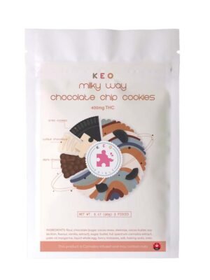 Keo-cookie-milkyway-chocolate-chip-cookies-copy.jpg Milky Way Chocolate Chip THC Cookie | 400mg THC | Keo Edibles