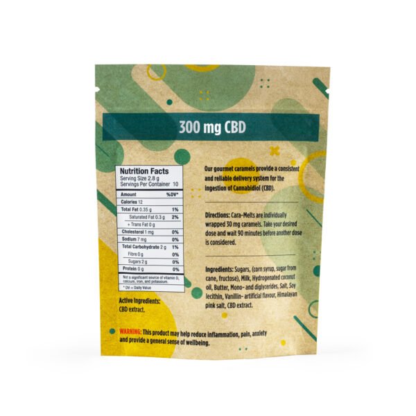 SALTEDCaramelts_CBD_BACK.jpg Salted Cara Melts | 300mg CBD | Twisted Extracts