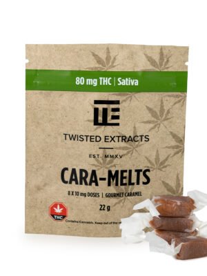 TwistedCaraSativa-1.jpg Cara Melts | Sativa | 80mg THC | Twisted Extracts