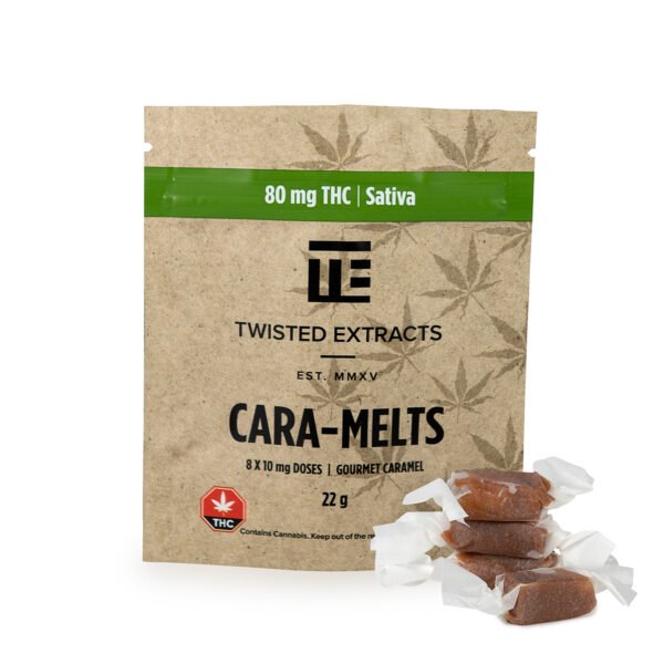 TwistedCaraSativa-1.jpg Cara Melts | Sativa | 80mg THC | Twisted Extracts
