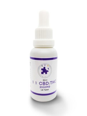 buy-cbd-thc-2000mg-tincture.jpg 1:1 THC:CBD Tincture Drops | Indica | Keo Edibles