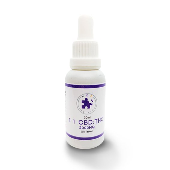 buy-cbd-thc-2000mg-tincture.jpg 1:1 THC:CBD Tincture Drops | Indica | Keo Edibles