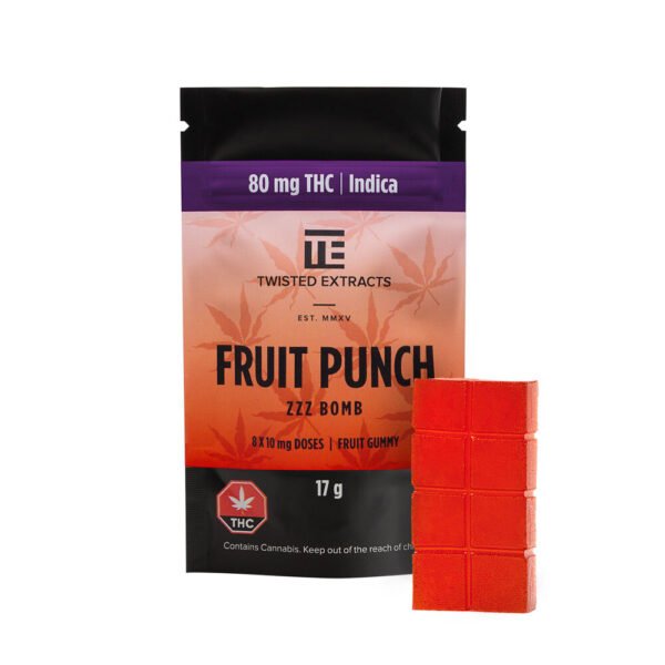 fruit-punch-jelly-bomb-thc-.jpeg Fruit Punch Indica ZzZ Bomb | 80mg THC | Twisted Extracts